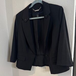 White House Black Market Classic Black Suit Jacket